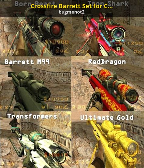 crossfire barrett|Crossfire Barrett Set for CS 1.6 [Counter.